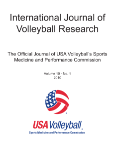 International Journal of Volleyball Research