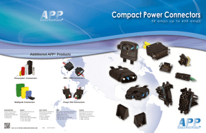 Anderson Power Products Compact Power Connector Catalog