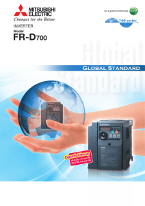 FR-D700 catalog - Mitsubishi Electric