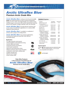 Arctic Ultraflex Blue® Properties and