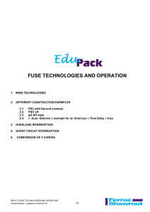 GB103- Fuse technologies and operation
