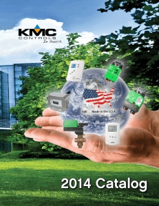 KMC CATALOG - KMC Controls