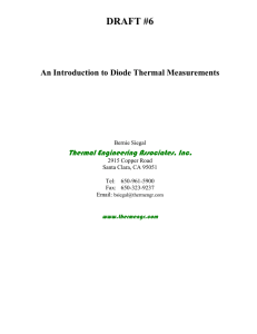 An Introduction to Diode Thermal Measurements