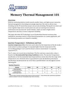 Memory Thermal Management 101