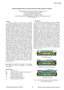 Thermal characterization of a thermally enhanced QFN package