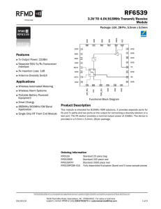 RF6539 DataSheet