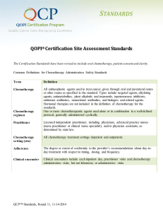 QOPI® Certification Site Assessment Standards