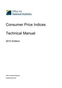 Consumer Price Indices Technical Manual, 2012