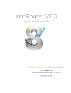 infoRouter V8.0