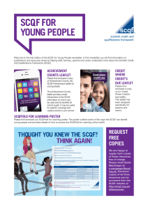 New SCQF for Young People Magazine