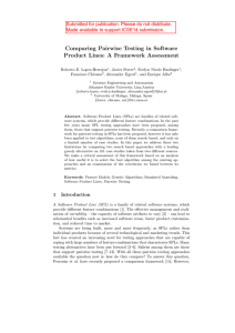 Comparing Pairwise Testing in Software Product Lines: A