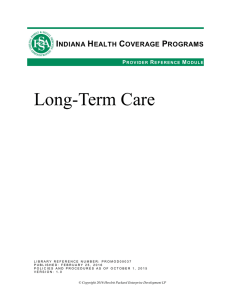 Long-Term Care - indianamedicaid.com