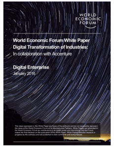 World Economic Forum White Paper Digital Transformation