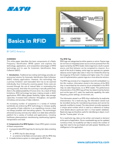 Basics in RFID