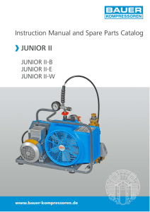 Instruction Manual and Spare Parts Catalog