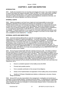 JSP 456 Vol Chapter 2 Audit and inspection