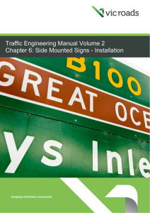 Traffic Engineering Manual Volume 2 Chapter 6: Side Mounted
