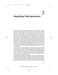 Case Studies in US Trade Negotiation Vol. 1 Preview Chapter 2