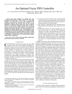 An optimal fuzzy PID controller - Industrial Electronics, IEEE