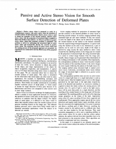 Passive and active stereo vision for smooth surface detection of