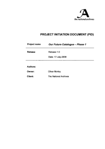 project initiation document (pid)