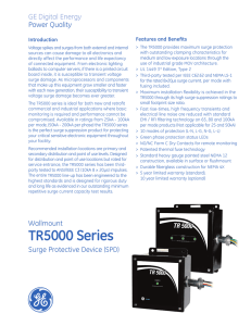 TR5000 Series - GE Industrial Solutions