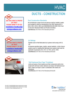 HVAC: Ducts - Energy Code Ace