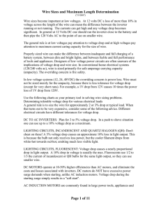 Wire Sizes and Maximum Length Determination Page 1 of