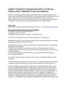 Adobe® Technical Communication Suite 2.5 Software Notices and