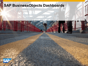 SAP BusinessObjects Dashboards 4.0