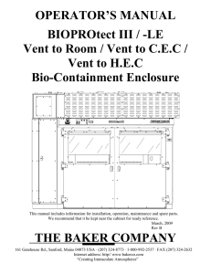 BioPROtect III - The Baker Company