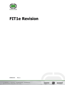 1.1FIT1e Revision History