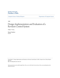 Design, Implementation and Evaluation of a Revision