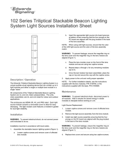 102 Light Source Instructions