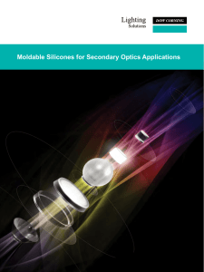 Moldable Silicones for Secondary Optics Applications