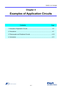 Examples of Application Circuits