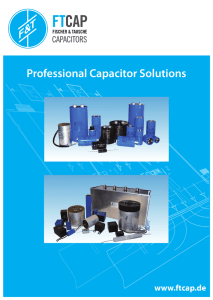 Brief overview of capacitors