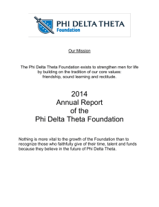 Memorial Gifts - Phi Delta Theta