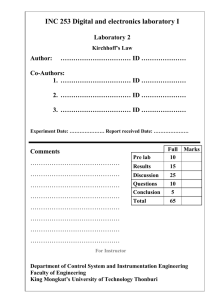 Lab02-Kirchhoff`s Law