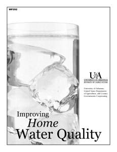 Improving Home Water Quality - MP292