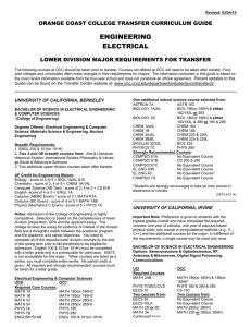 Electrical - Orange Coast College