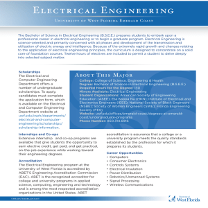 Electrical Engineering - University of West Florida
