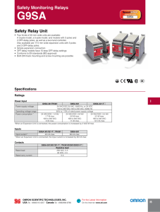 G9SA-301 AC/DC24 Datasheet