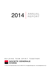 Societe Generale Ghana 2014 Annual Report