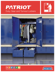 Duty, Gear and Turnout Lockers - Cisco