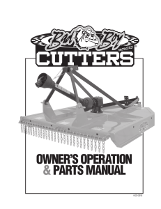 2016 Bad Boy Cutter Owner/Parts Manual
