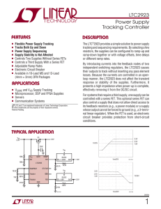 LTC2923 – Power Supply Tracking Controller