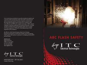 arc flash safety - ITC ElectricaL Technologies