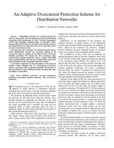 An Adaptive Overcurrent Protection Scheme for Distribution Networks