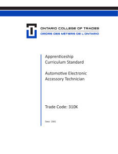 Automotive Electronic Accessory Technician